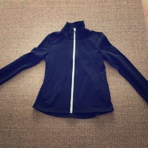 Talbots black zip up